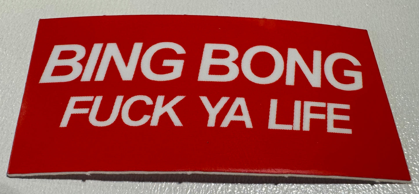 (p) BING BONG Sticker